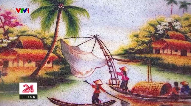 Những bức tranh gạo lan tỏa vẻ đẹp Việt Nam - Ảnh 3.