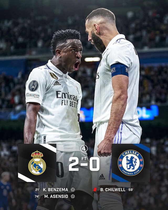 Tứ kết lượt đi Champions League: Real Madrid và AC Milan tạo lợi thế   - Ảnh 1.
