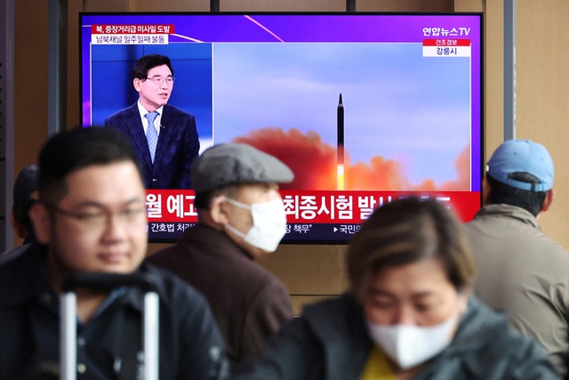 Triều Tiên có thể thử tên lửa đạn đạo mới - Ảnh 1.