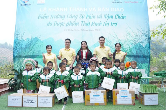 Bình Vị Thái Minh đồng hành tài trợ xây trường cho trẻ em vùng cao - Ảnh 2.