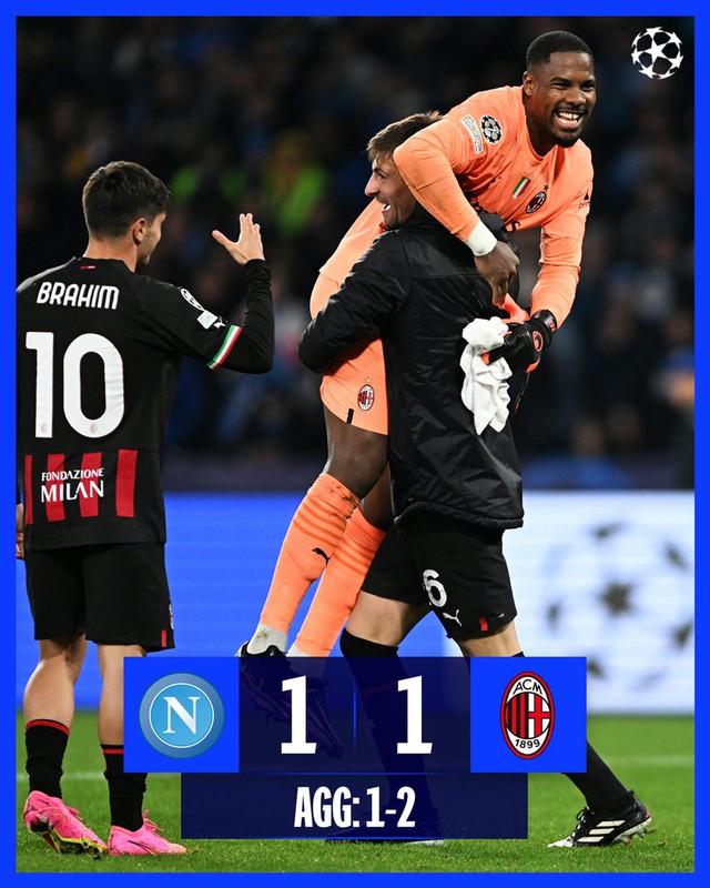 Kết quả tứ kết Champions League sáng 19/4: Real Madrid và AC Milan vào bán kết   - Ảnh 2.