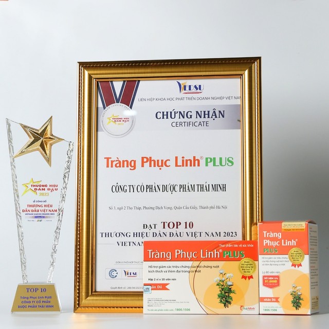 Tràng Phục Linh PLUS lọt Top 10 thương hiệu dẫn đầu Việt Nam 2023 - Ảnh 2.