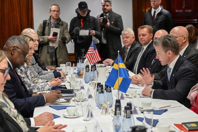 Mỹ thúc đẩy tiến trình Thụy Điển gia nhập NATO - Ảnh 1.