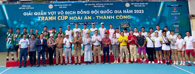 TP. Hồ Chí Minh lên ngôi vương tại  Giải Quần vợt Vô địch đồng đội quốc gia 2023 - Ảnh 2.