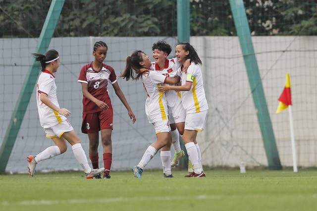 Vòng loại U17 nữ châu Á 2024 (bảng C): Việt Nam ra quân thắng lợi - Ảnh 4.
