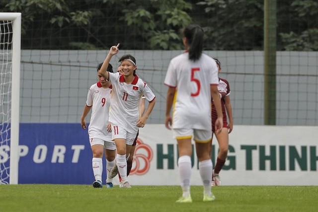 Vòng loại U17 nữ châu Á 2024 (bảng C): Việt Nam ra quân thắng lợi - Ảnh 3.