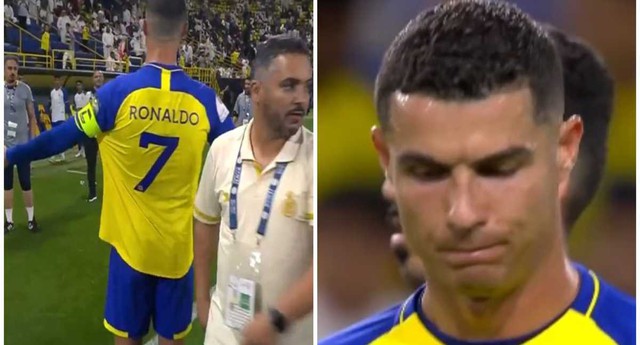 Cristiano Ronaldo lại phản ứng sau trận thua của Al Nassr   - Ảnh 1.