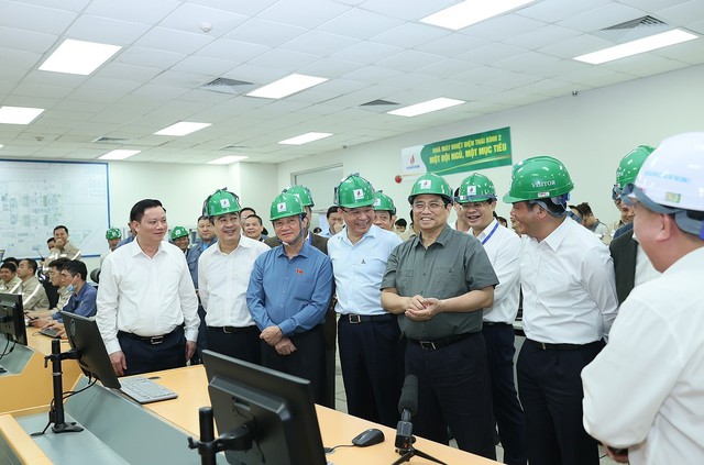 Thủ tướng Phạm Minh Chính dự Lễ khánh thành Nhà máy nhiệt điện Thái Bình 2 - Ảnh 2.