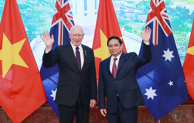 Thủ tướng Phạm Minh Chính hội kiến Toàn quyền Australia David Hurley - Ảnh 1.