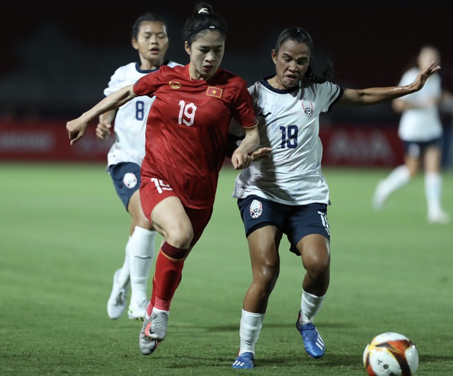 Thắng Campuchia, ĐT nữ Việt Nam gặp Myanmar ở chung kết - Ảnh 3.