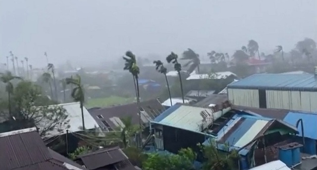 Ít nhất 3 người thiệt mạng do bão Mocha - Ảnh 1.