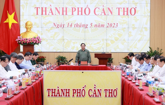 Thủ tướng Phạm Minh Chính làm việc về tháo gỡ khó khăn, thúc đẩy phát triển Cần Thơ - Ảnh 3.