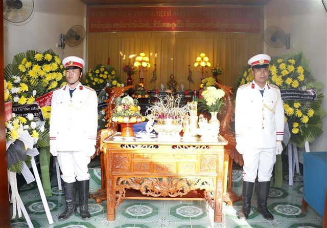 Hồi hương 96 hài cốt liệt sĩ Việt Nam hi sinh tại Lào - Ảnh 2.