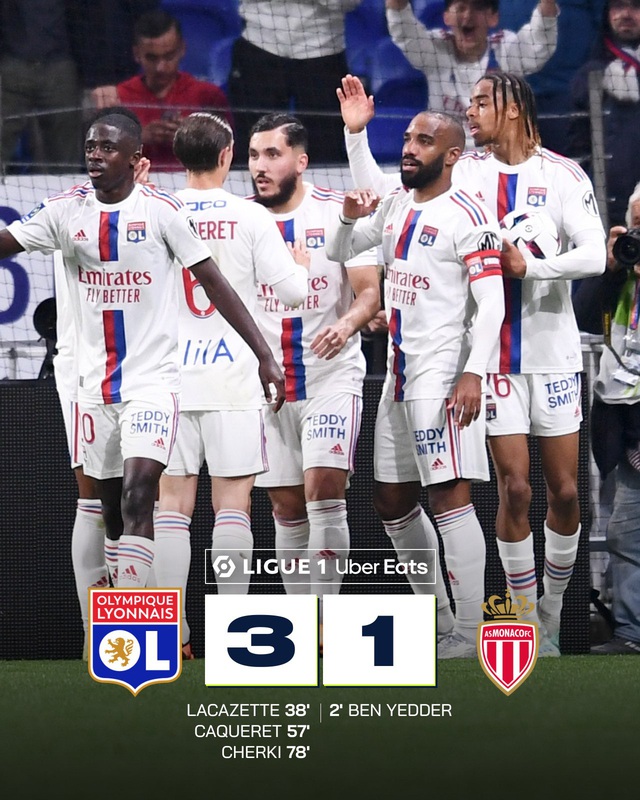 Lyon ngược dòng giành chiến thắng trước AS Monaco   - Ảnh 2.