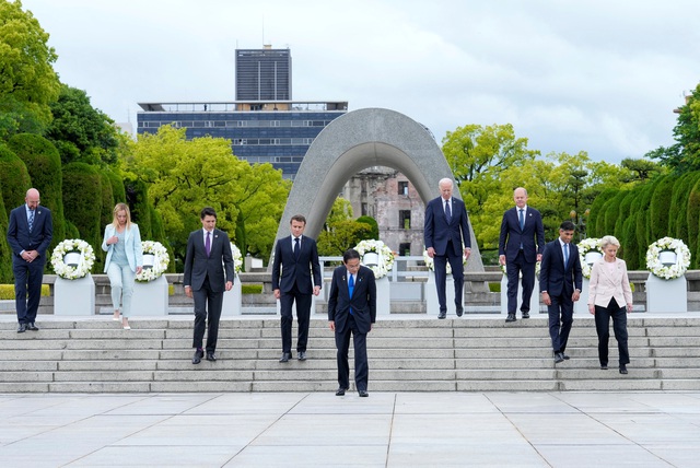 Khai mạc Hội nghị thượng đỉnh G7 tại thành phố Hiroshima - Ảnh 1.