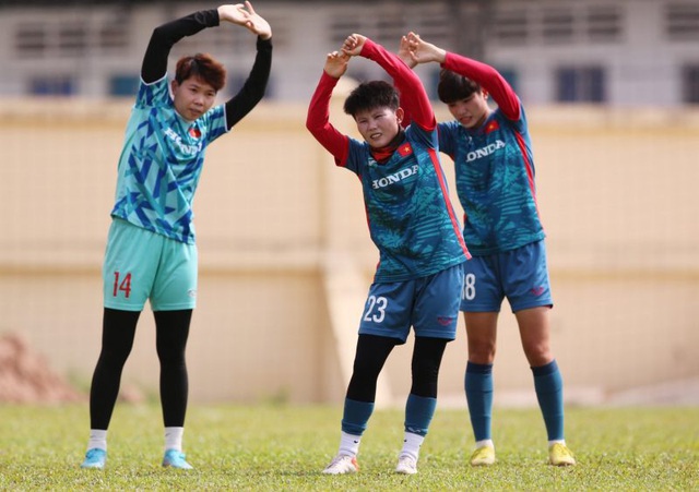 Bích Thuỳ quyết tâm thi đấu với tuyển nữ Myanmar  - Ảnh 1.