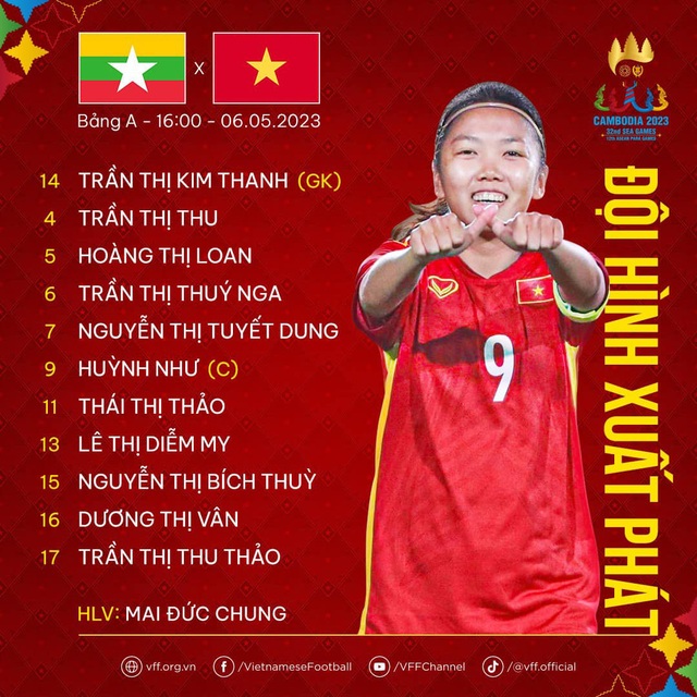 SEA Games 32 | ĐT nữ Việt Nam 3-1 ĐT nữ Myanmar: Chiến thắng quả cảm! - Ảnh 2.