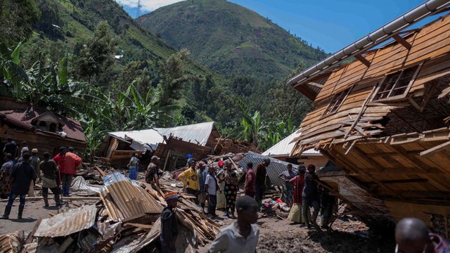 Lũ lụt và lở đất ở Congo khiến hơn 200 người tử vong, làng mạc biến thành đất hoang - Ảnh 1.