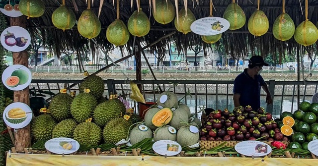 TP Hồ Chí Minh mở tuần lễ trái cây Trên bến dưới thuyền tại Bến Bình Đông - Ảnh 1.