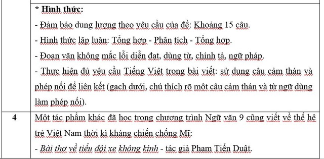 Gợi ý đáp án môn Ngữ văn thi lớp 10 ở Hà Nội năm 2023 - Ảnh 4.