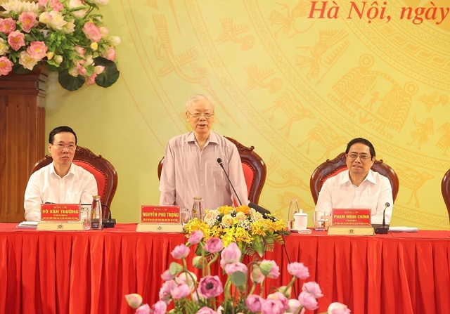 Tổng Bí thư Nguyễn Phú Trọng: Đảng ủy Công an Trung ương dám nghĩ, dám làm, dám chịu trách nhiệm - Ảnh 1.