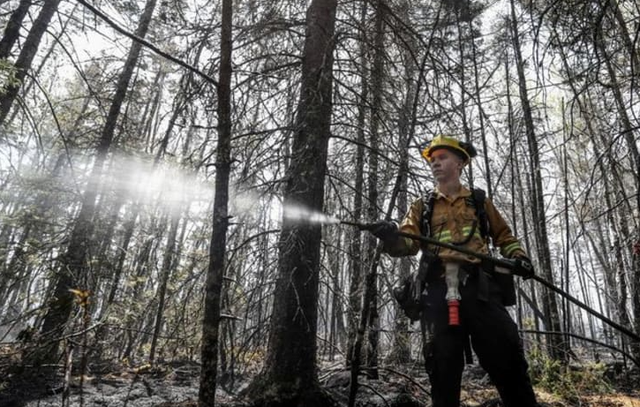 Cháy rừng lan rộng ở miền Đông Canada, người dân ven biển Quebec buộc phải sơ tán - Ảnh 2.