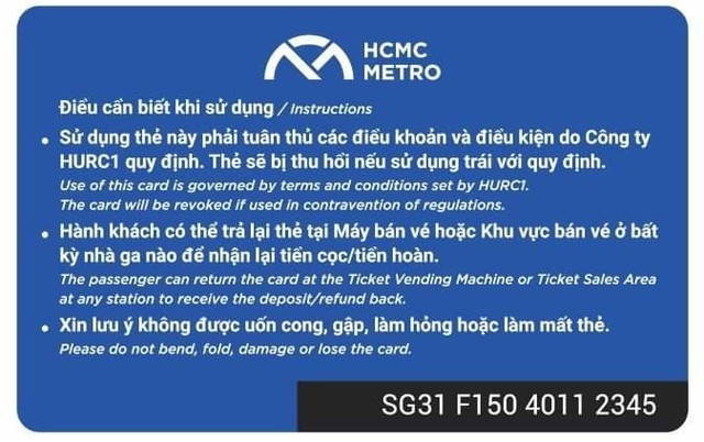 Công bố mẫu thẻ IC metro số 1 Bến Thành – Suối Tiên - Ảnh 3.