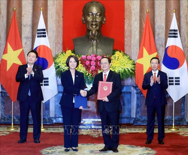 Việt Nam và Hàn Quốc công bố Chương trình Hành động quan hệ Đối tác chiến lược toàn diện - Ảnh 5.