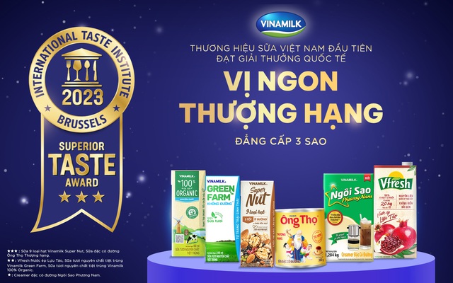 Lần đầu tiên Việt Nam có các sản phẩm được gắn 3 sao về vị ngon, đều thuộc thương hiệu sữa mà nhà nào cũng có - Ảnh 4.