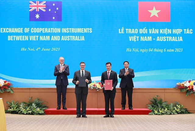Thủ tướng Phạm Minh Chính và Thủ tướng Australia thông báo kết quả hội đàm - Ảnh 5.
