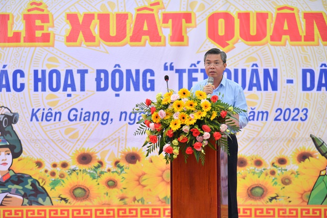 Kiên Giang: Xây dựng 125 căn nhà cho người dân dịp Tết Quân – dân năm 2024 - Ảnh 1.