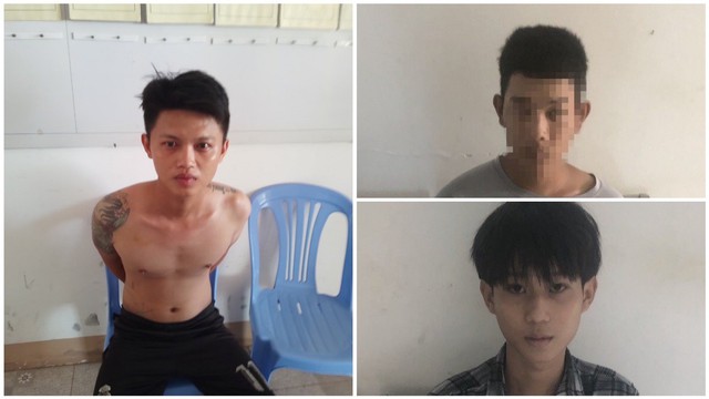 Bắt nhóm thanh niên ném bom xăng vào nhà dân tại Bình Thuận - Ảnh 1.