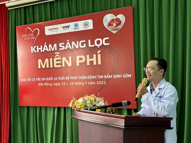 Chương trình “Trái tim cho em” tổ chức khám sàng lọc bệnh tim bẩm sinh tại tỉnh Đắk Nông - Ảnh 5.
