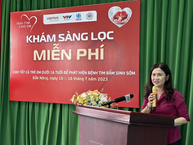 Chương trình “Trái tim cho em” tổ chức khám sàng lọc bệnh tim bẩm sinh tại tỉnh Đắk Nông - Ảnh 3.