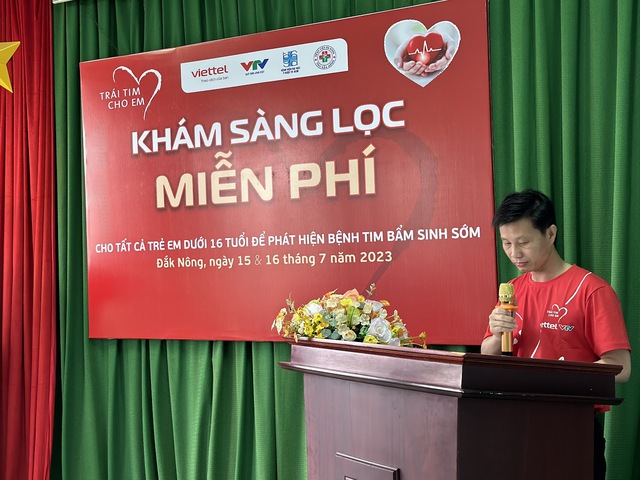 Chương trình “Trái tim cho em” tổ chức khám sàng lọc bệnh tim bẩm sinh tại tỉnh Đắk Nông - Ảnh 2.