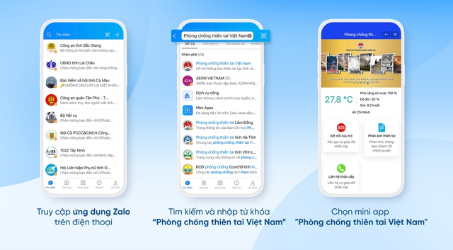 Ra mắt Zalo mini app giúp người dân nhận được hỗ trợ khẩn cấp trong mùa mưa bão - Ảnh 1.