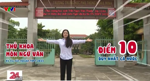 Gặp gỡ 2 thủ khoa tốt nghiệp THPT 2023 ở Nam Định - Ảnh 1.