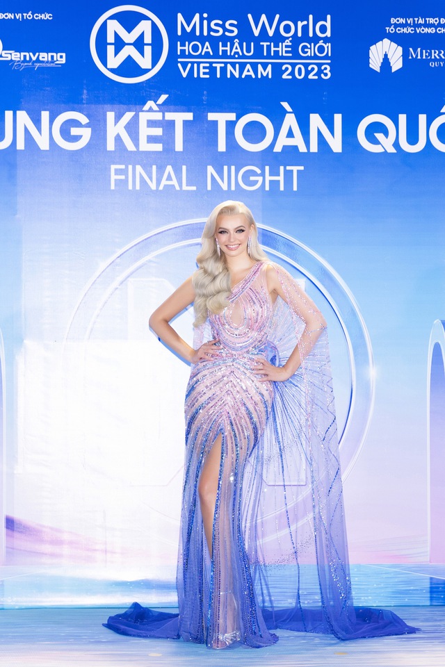 Top 3 Miss World Vietnam 2022 lộng lẫy trước giờ trao lại vương miện - Ảnh 4.