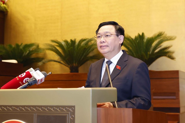 Chủ tịch Quốc hội Vương Đình Huệ chủ trì Diễn đàn người lao động năm 2023 - Ảnh 4.