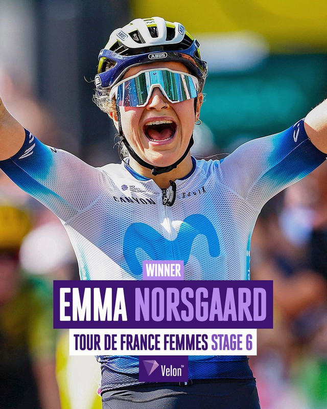 Tour de France nữ 2023: Emma Norsgaard về nhất chặng 6   - Ảnh 1.
