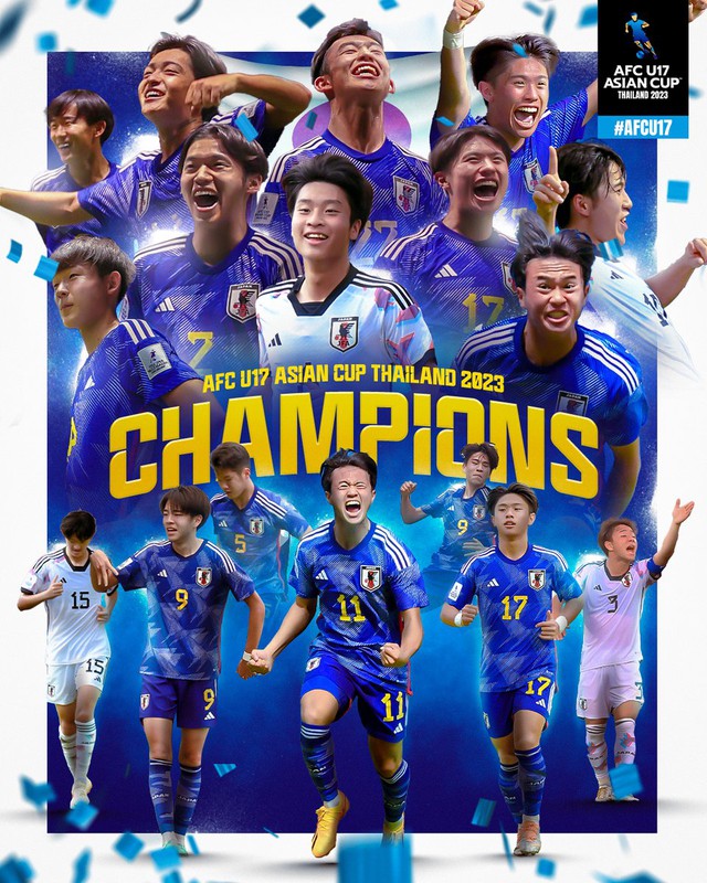 U17 Nhật Bản vô địch giải bóng đá U17 châu Á 2023 - Ảnh 1.