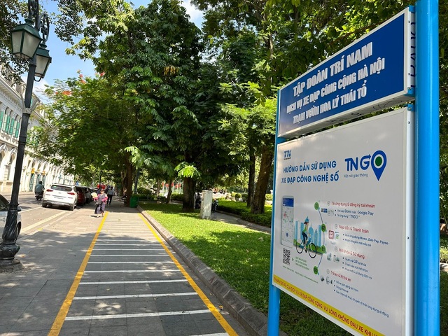 Dự án trạm xe đạp công cộng vắng bóng trên đường phố Hà Nội - Ảnh 3.