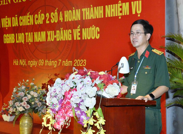 Bệnh viện dã chiến cấp 2 số 4 của Việt Nam hoàn thành nhiệm vụ về nước - Ảnh 1.