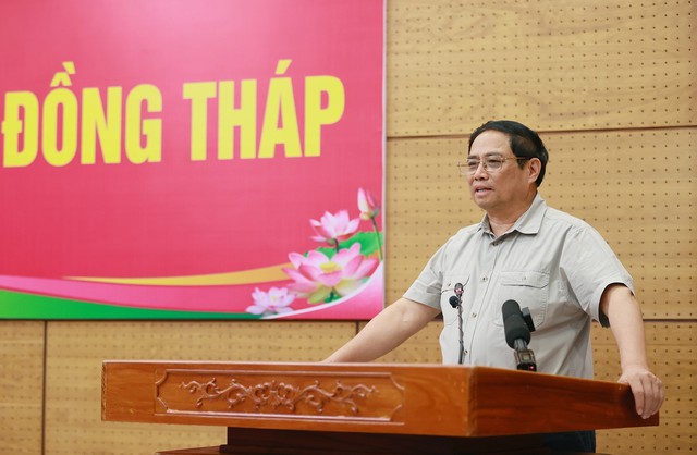 Thủ tướng Phạm Minh Chính: Đồng Tháp cần tiên phong, kiểu mẫu trong xây dựng nông thôn hiện đại, nông nghiệp sinh thái nông dân văn minh - Ảnh 3.