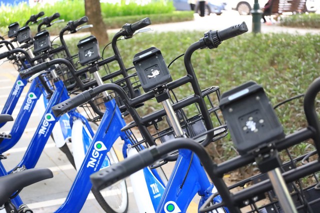 Dịch vụ xe đạp công cộng bắt đầu được triển khai tại Hà Nội - Ảnh 10.