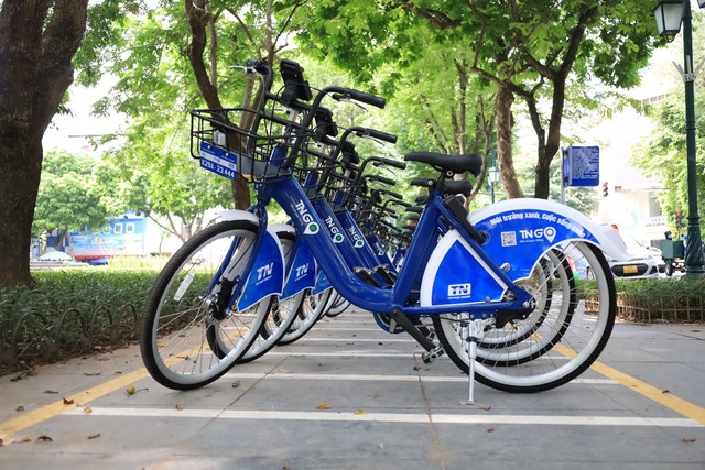 Dịch vụ xe đạp công cộng bắt đầu được triển khai tại Hà Nội - Ảnh 11.