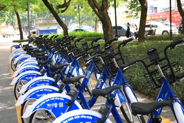 Dịch vụ xe đạp công cộng bắt đầu được triển khai tại Hà Nội - Ảnh 15.