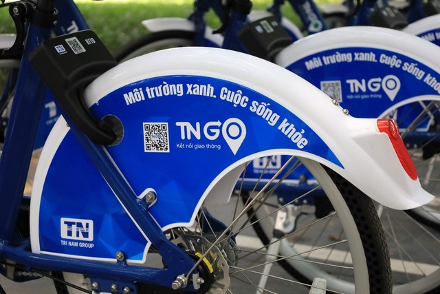 Dịch vụ xe đạp công cộng bắt đầu được triển khai tại Hà Nội - Ảnh 5.