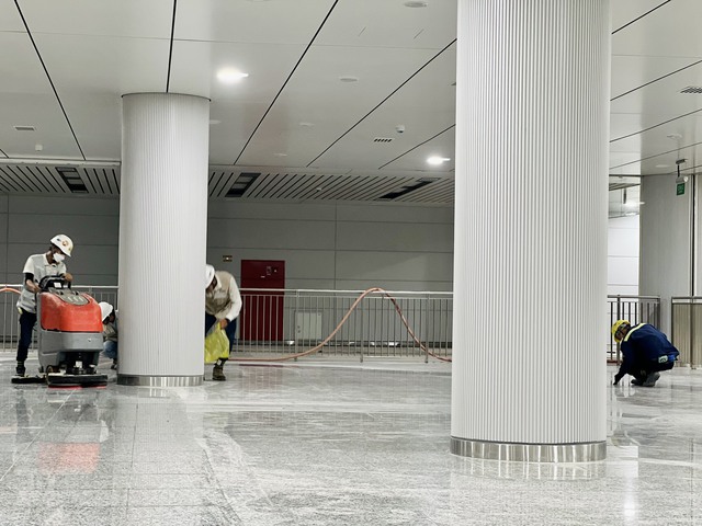Nhà ga metro Bến Thành đã hoàn thiện 99% - Ảnh 3.