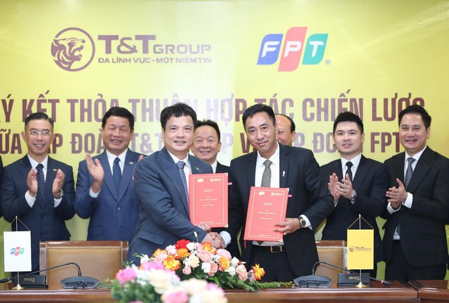 T&T Group và Tập đoàn FPT hợp tác chiến lược trên nhiều lĩnh vực - Ảnh 1.